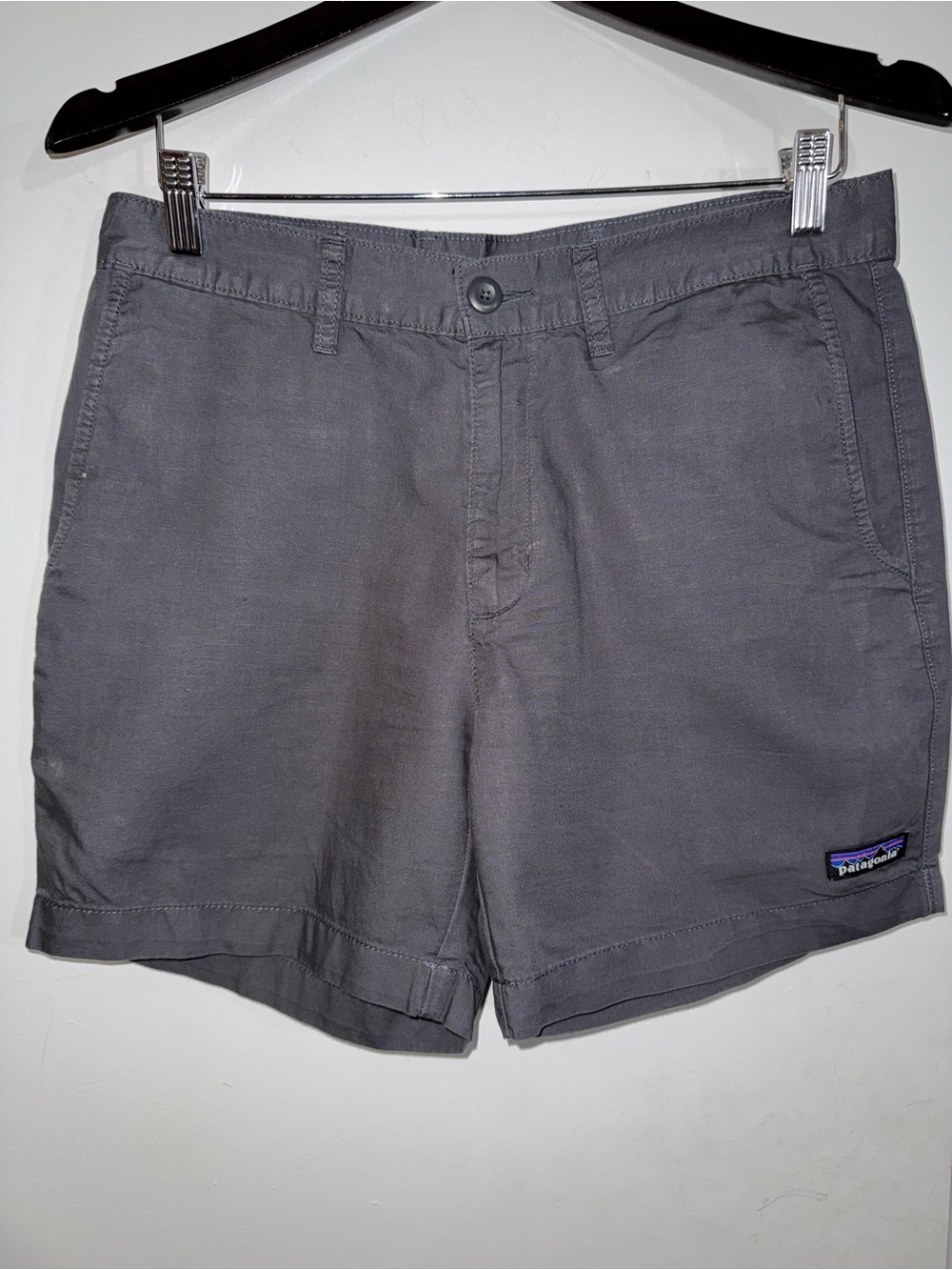 Patagonia Men's Charcoal Gray Flat Front Shorts